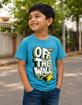 Off The Wall Tee - Sky Blue