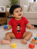 Feed Me or Face My Wrath Romper – Red