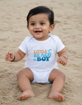 Little Beach Boy Romper – White Beach Edition