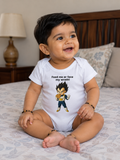 Feed Me or Face My Wrath Romper – Classic White