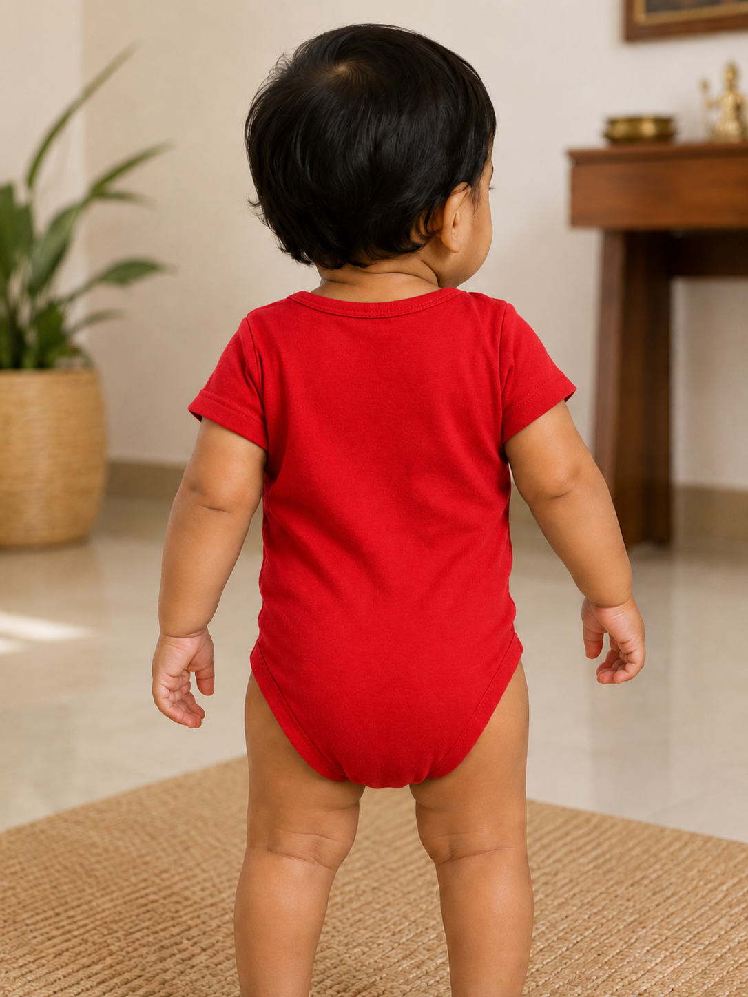 Feed Me or Face My Wrath Romper – Red
