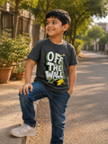 Off The Wall Tee - Charcoal