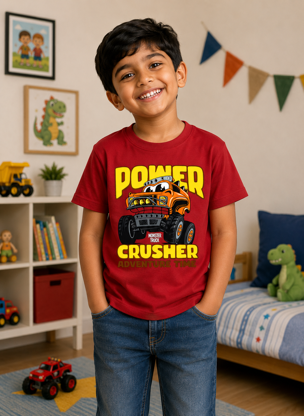 Power Crusher Tee - Red