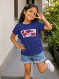 Just A Girl Tee – Royal Blue
