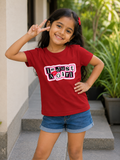 Just A Girl Tee – Ruby Red