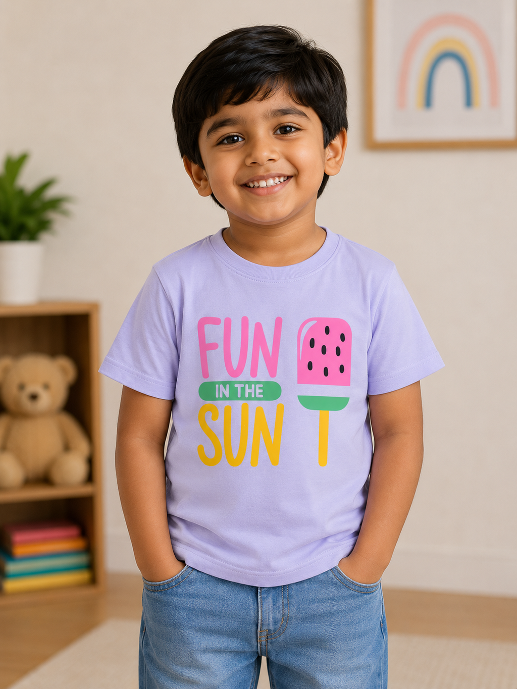 Sunny Pop Tee – Lavender