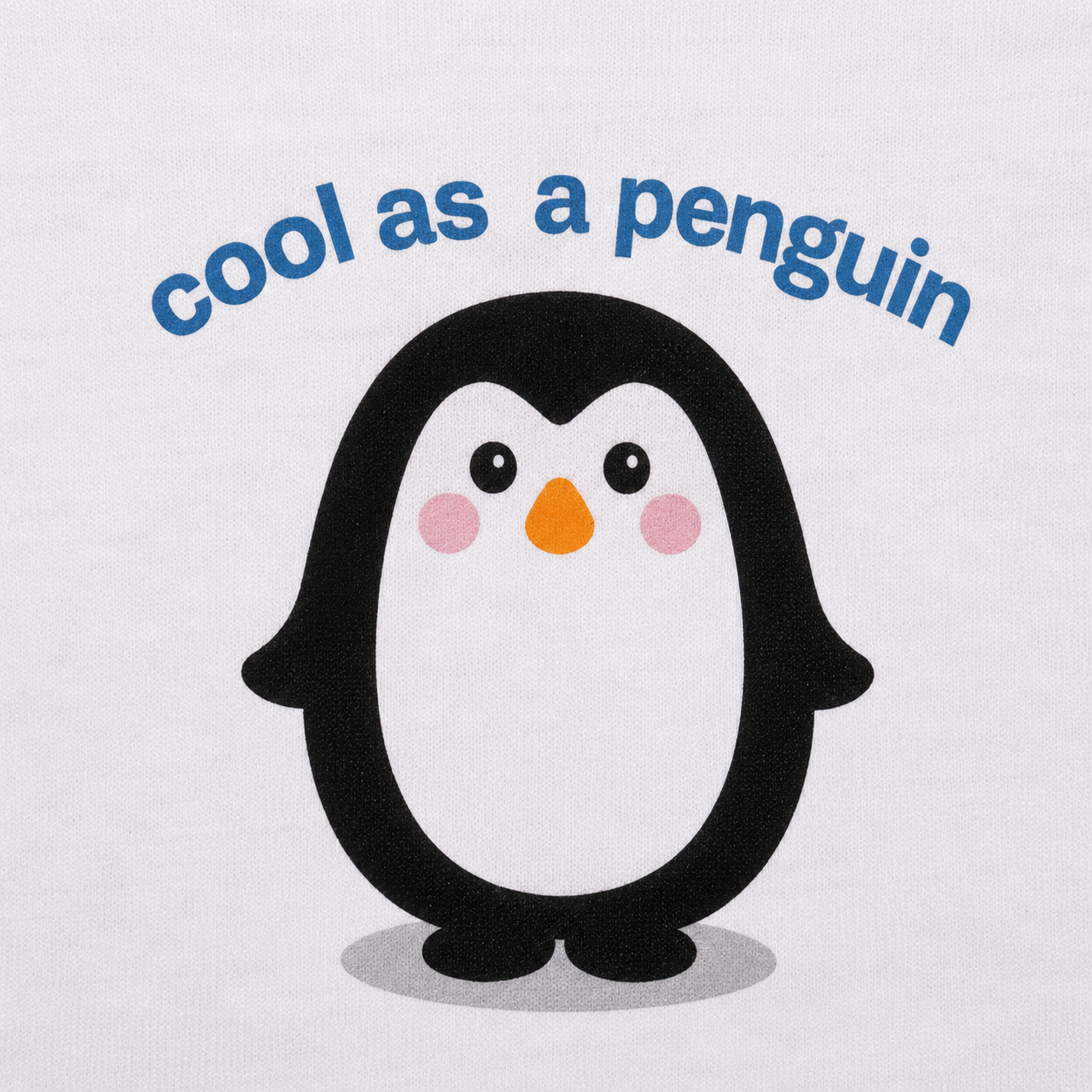 Cool as a Penguin Romper – Classic White