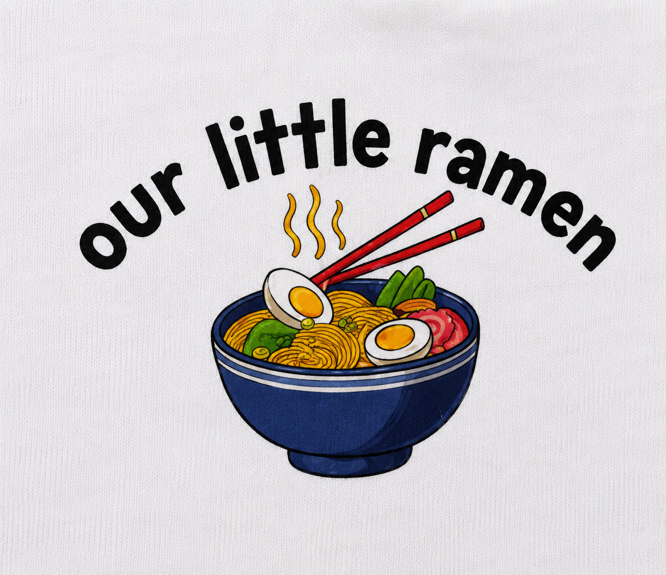 Our Little Ramen Romper – White