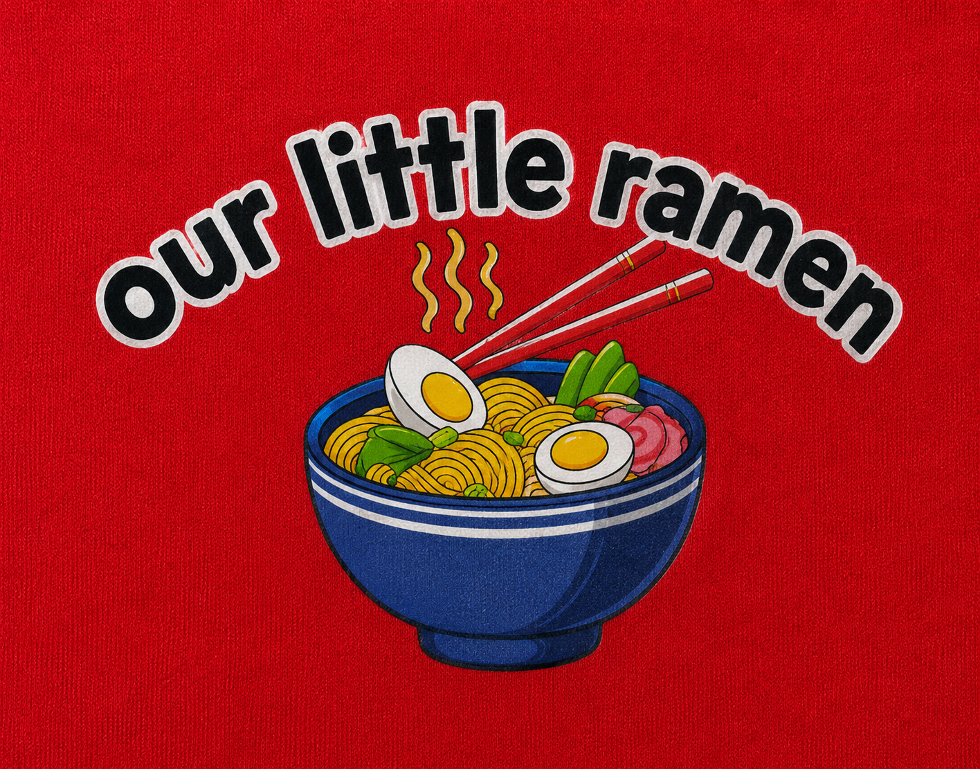 Our Little Ramen Romper – Red