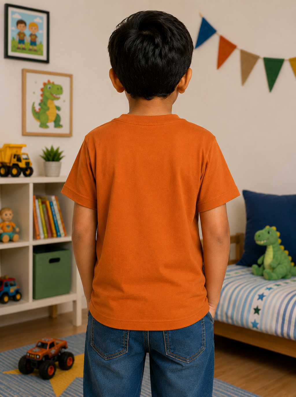 Power Crusher Tee - Rust Orange