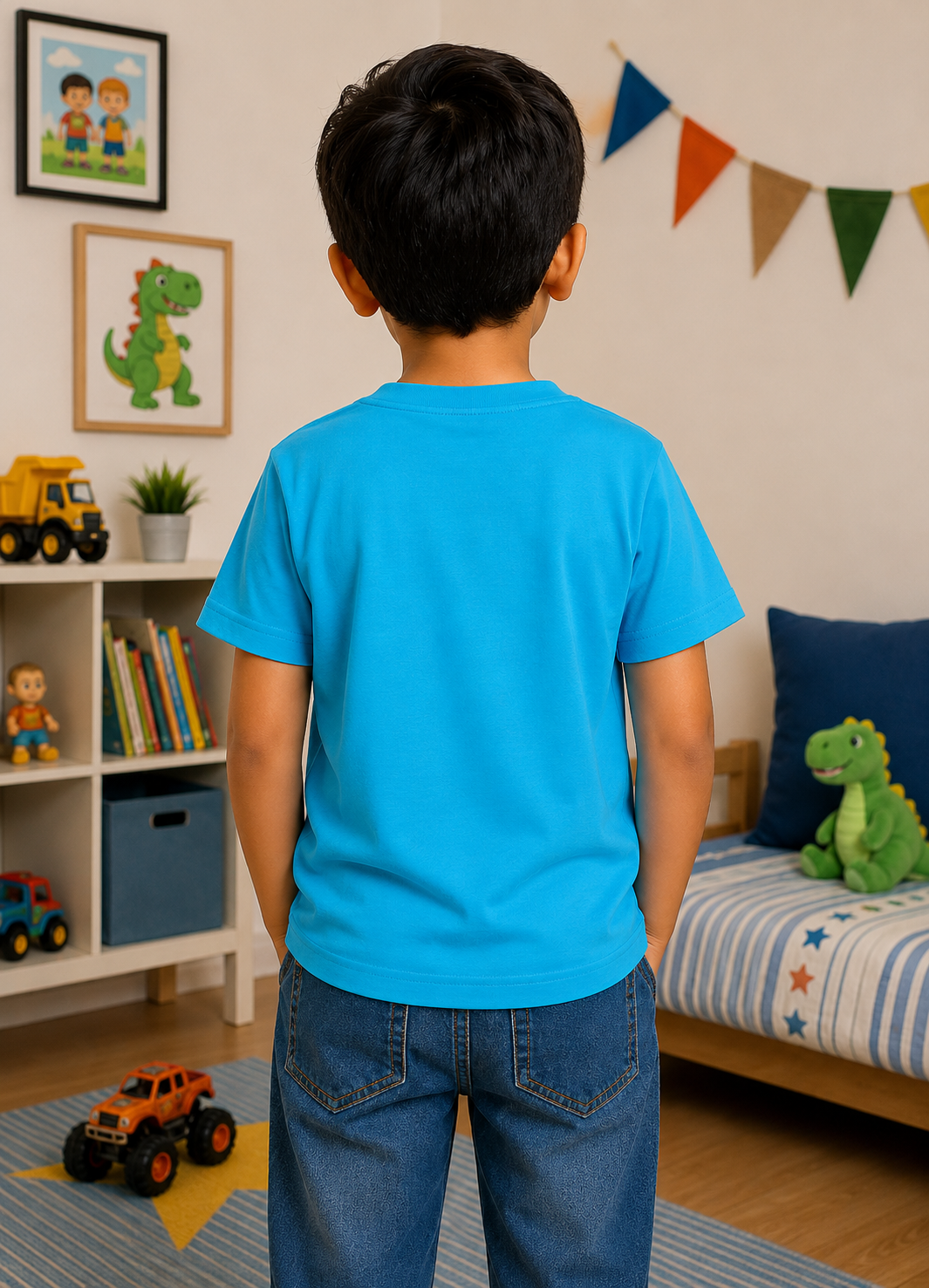 Seek The Adventure Tee - Sky Blue